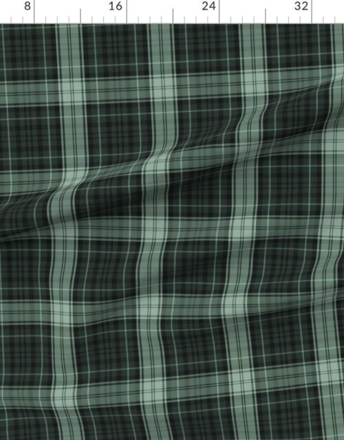Dress Gordon Scottish Tartan in Teal Green and Light Aqua