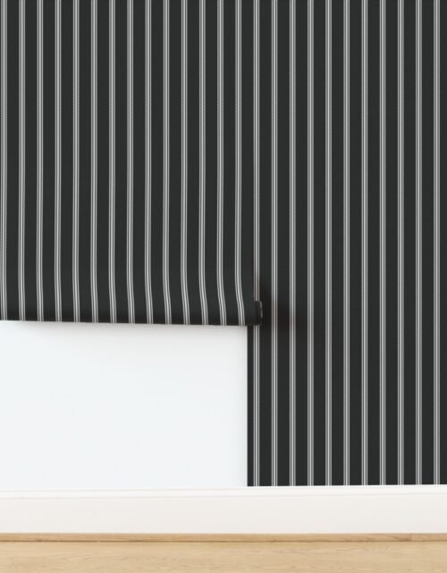 Black and White Carbon Fiber Carbon Stripes Wallpaper