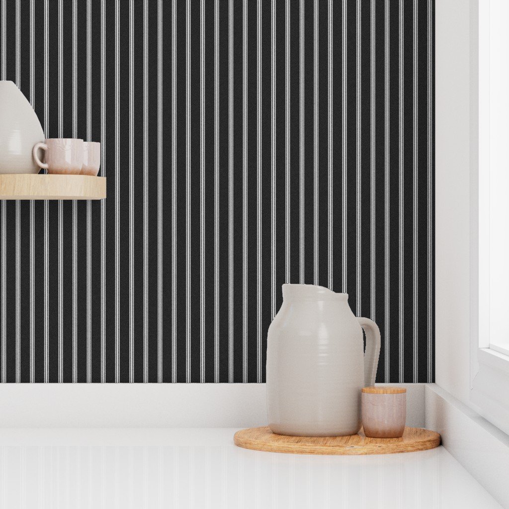 Small Black and White Carbon Fiber Carbon Stripes Wallpaper