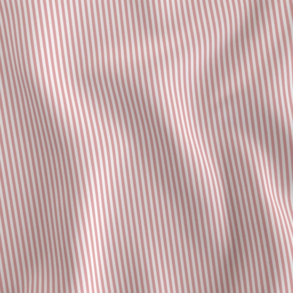 Dusty Rose Pinstripe in an English Country Garden