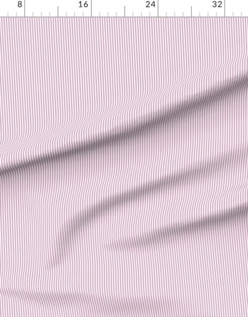 Mauve Mist Pinstripe in an English Country Garden