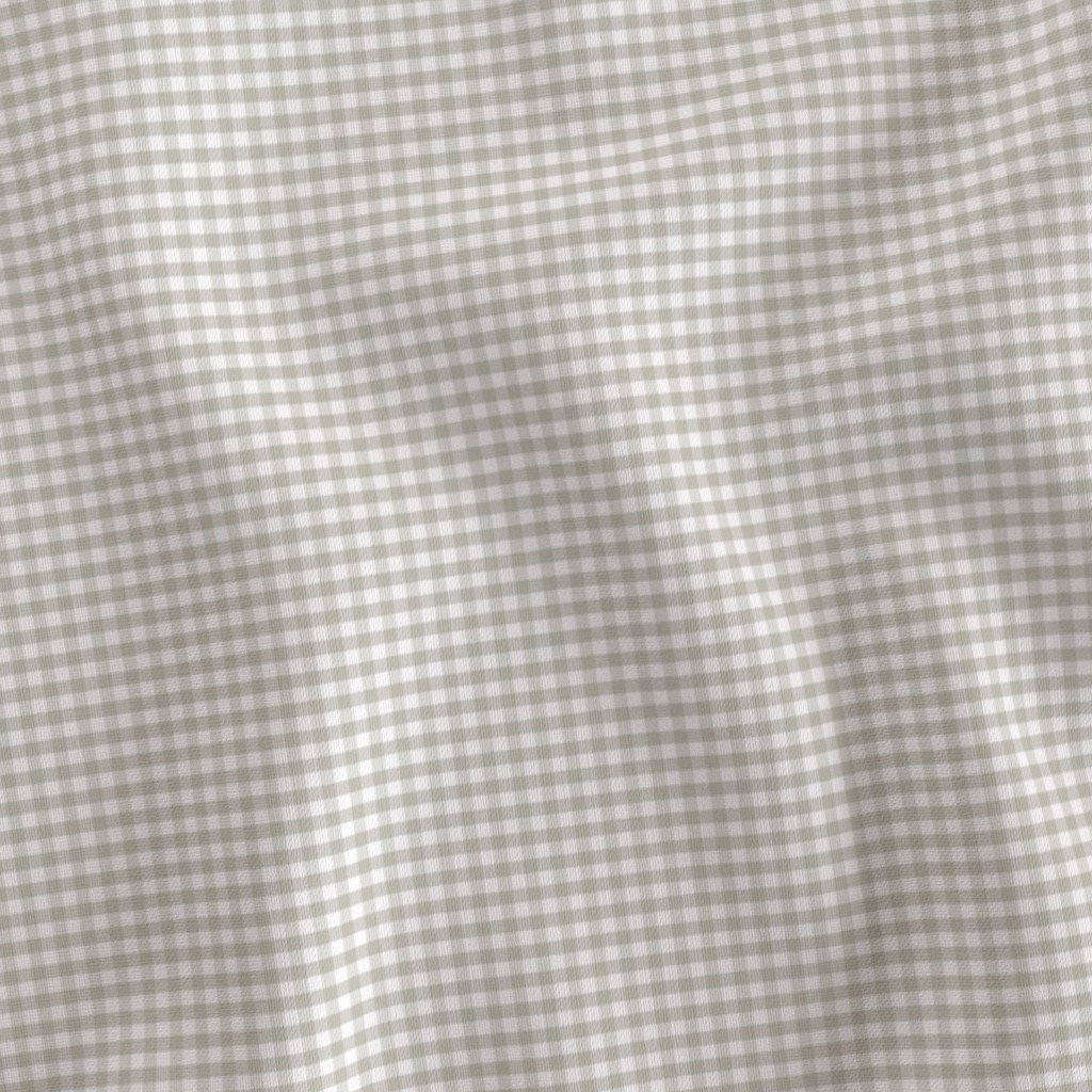Sandstone Cream Small Gingham Check Plaid Pattern