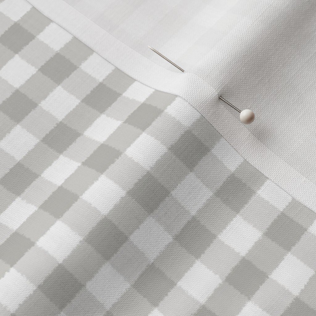 Driftwood Grey Gingham Check Plaid Pattern Driftwood Grey Gingham Check Plaid Pattern - Image 3
