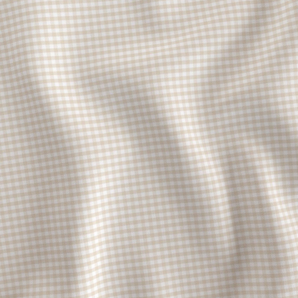 Powder Sand Vintage Cream Small Gingham Check Plaid Pattern