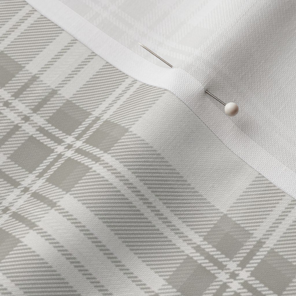 Cool Greige Small Traditional Tartan Plaid Pattern Cool Greige Small Traditional Tartan Plaid Pattern - Image 3