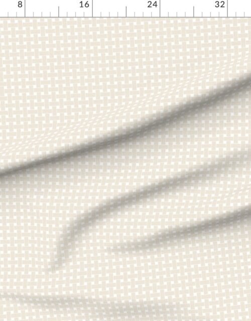 Large Sandstone Cream Cane Weave Pattern on White Background