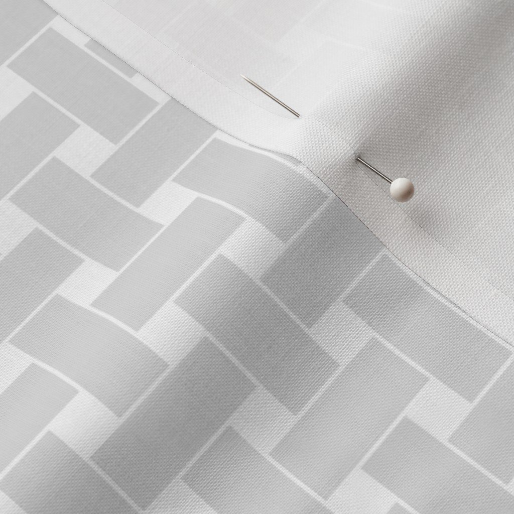 Large Pale Cloud Grey Cane Weave Pattern on White Background Large Pale Cloud Grey Cane Weave Pattern on White Background - Image 3