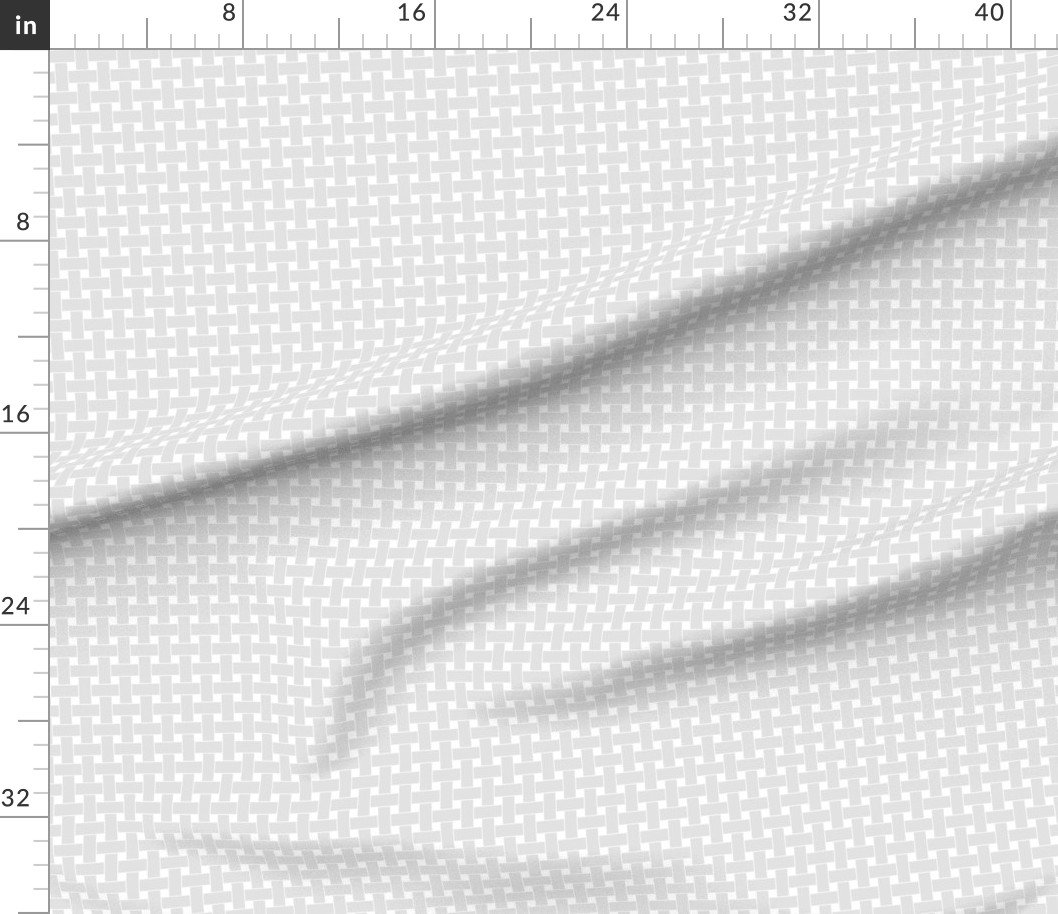 Large Pale Cloud Grey Cane Weave Pattern on White Background Large Pale Cloud Grey Cane Weave Pattern on White Background
