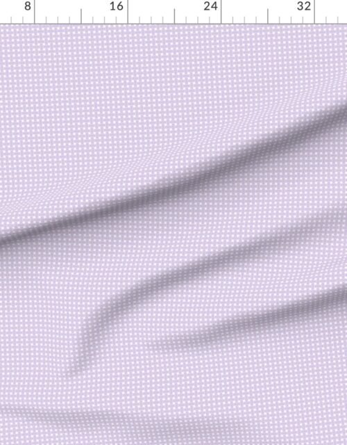 Small Pastel Cool Lilac Cane Weave Pattern on White Background