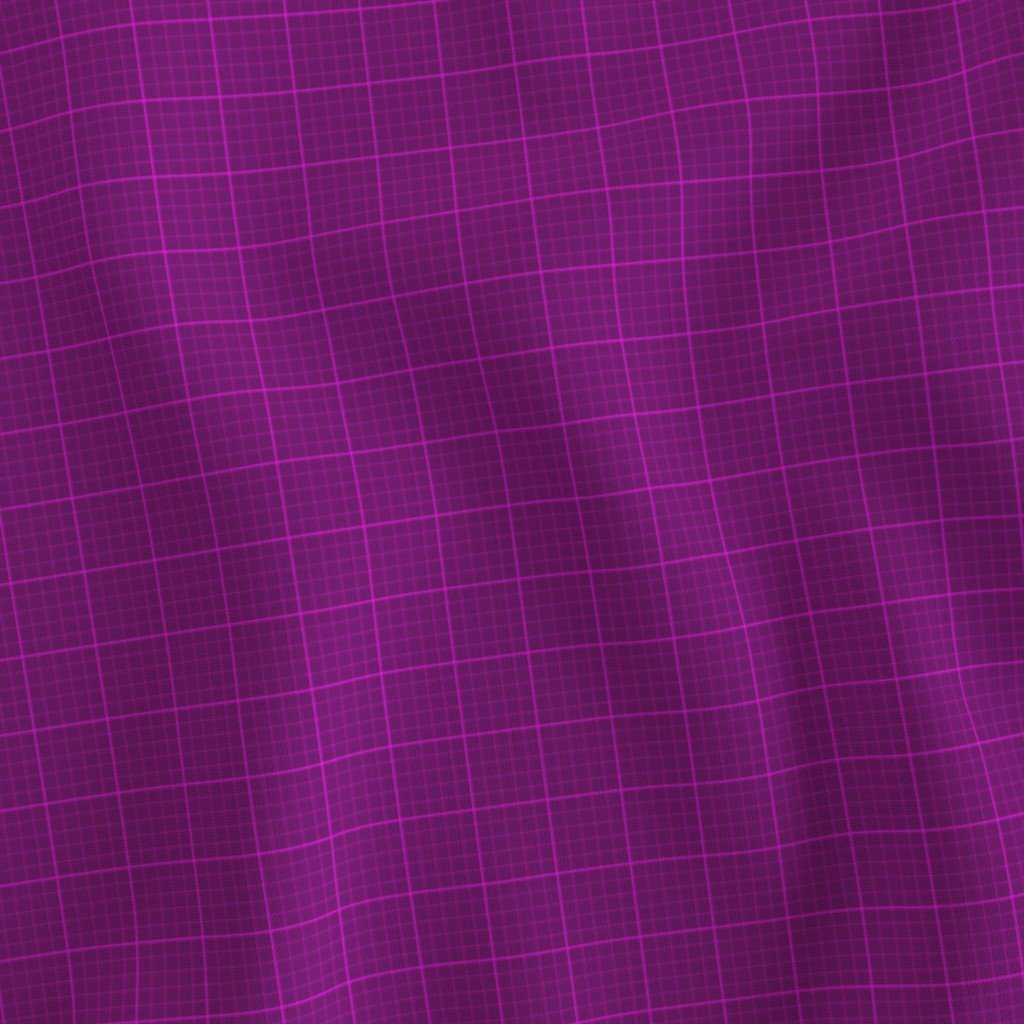 Hot Pink Drafting Grid Lines Neon Technical Blueprint on Magenta