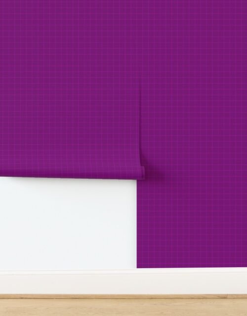 Hot Pink Drafting Grid Lines Neon Technical Blueprint on Magenta Wallpaper