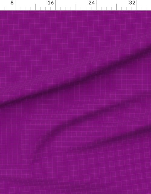 Hot Pink Drafting Grid Lines Neon Technical Blueprint on Magenta