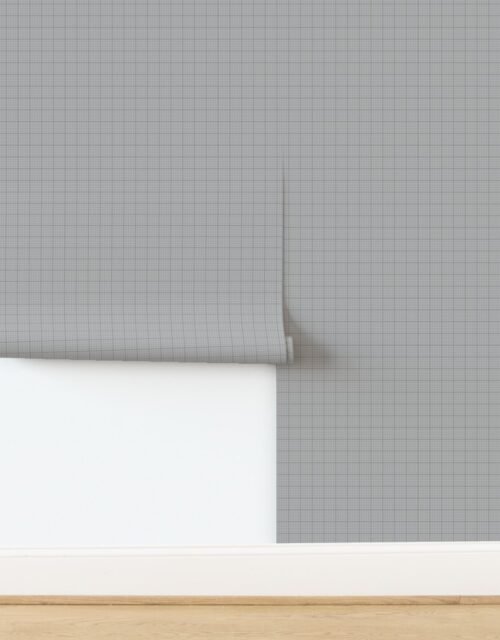 Gray Graph Grid Minimal Drafting Paper Style on Light Slate Wallpaper