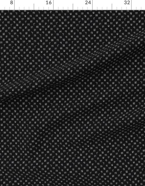 Mini Just Married Tiny Stick Figure Wedding Doodles in White on Black