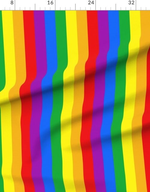 Pixelated Rainbow Stripes Retro TV Inspired Pattern