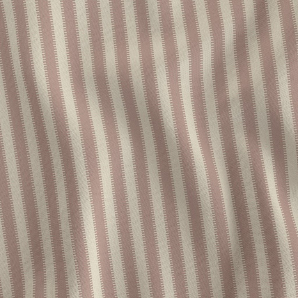 Serrated Sand Dollar Beige Small Stripe on Cream