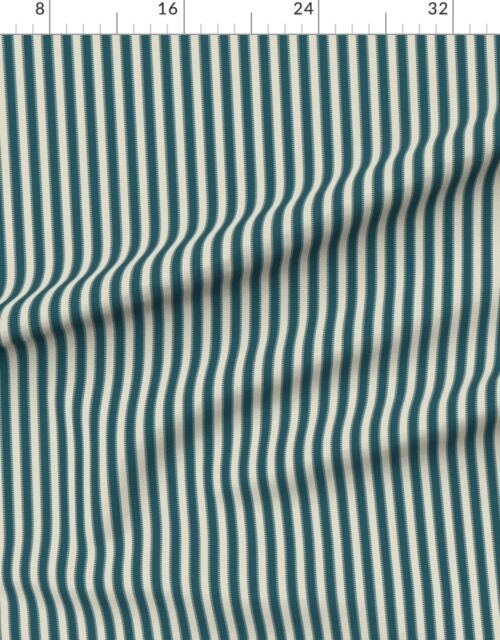 Serrated Blue Crab Small Stripe on Cream