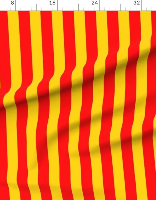 Bold Coastal Classic Red and Yellow Cabana Tent Stripe
