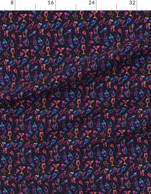 Small Neon Party Extravaganza Glowing Cocktails in the Night