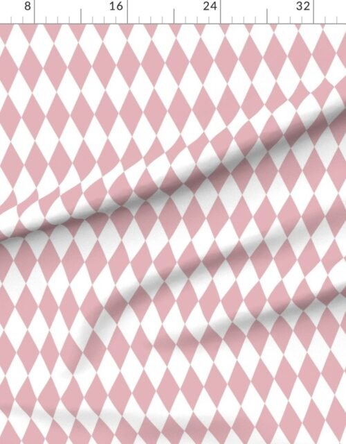 Cranberry Glaze Rich Holiday Red Christmas Harlequin Diamond Check 2 Inch