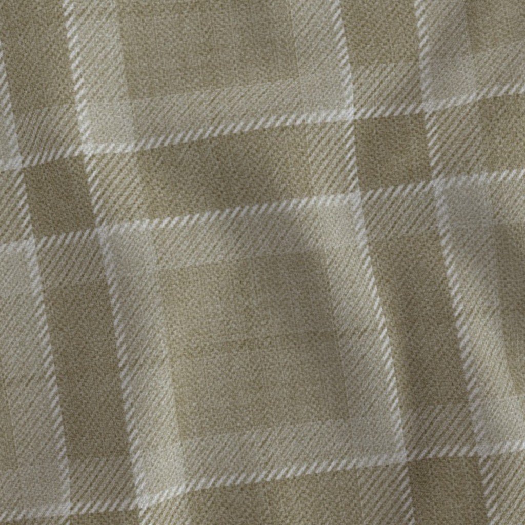 Soft Oat and Warm Linen Wool Texture Tartan Plaid