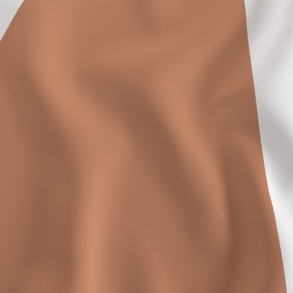 Fabric in Bold Soft Clay and White Oversized Geometric Diamond