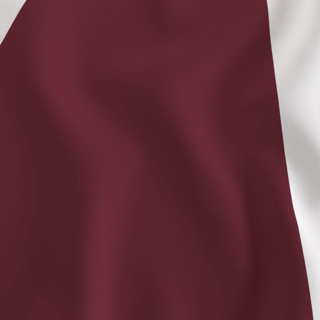 Bold Deep Burgundy and White Oversized Geometric Diamond