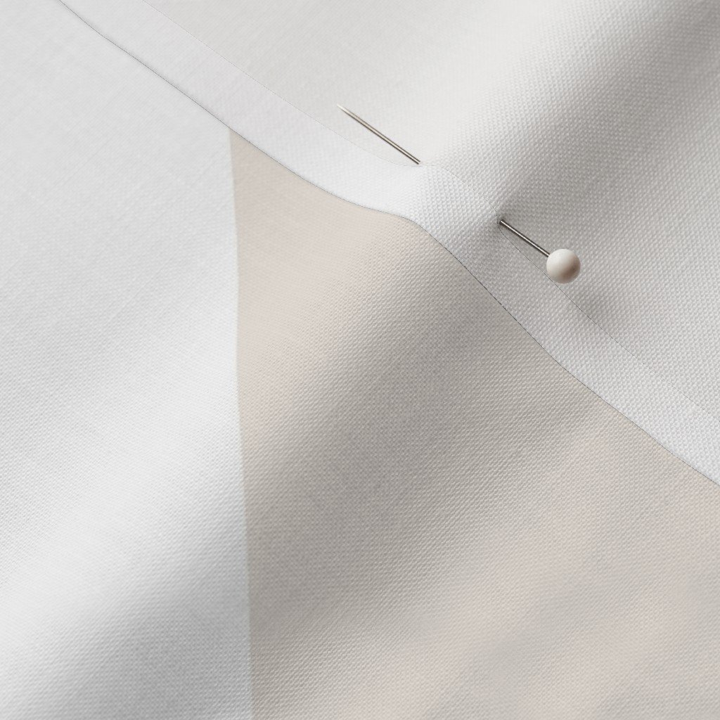 Fabric in Bold Bone White and White Oversized Geometric Triangle Fabric in Bold Bone White and White Oversized Geometric Triangle - Image 3