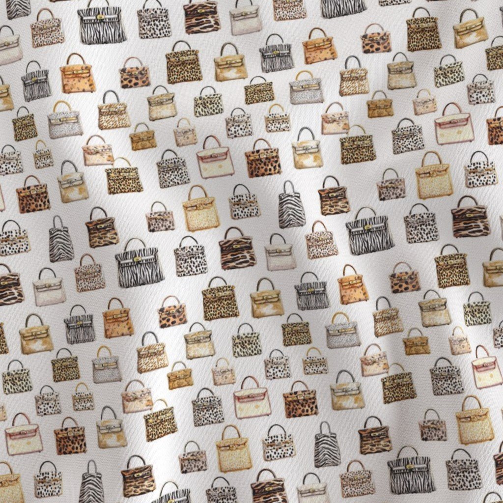 Small Animal Print Designer Handbag Fashion Repeat Pattern