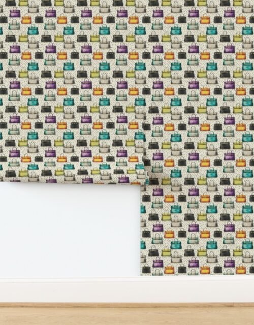 Small Colorful Croc Handbag Fashion Repeat Wallpaper