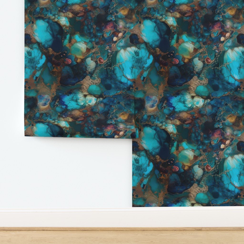 Opal Alcohol Ink 4 Wallpaper design