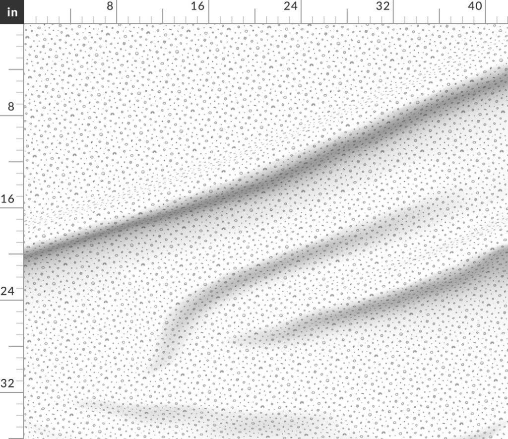Minimal Black and White Doodle Pattern with Hearts Stars Clouds Smiles Fabric design