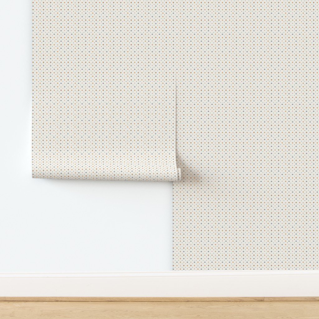 Woodland Animal Doodle Pattern With Bear Fox Bunny And Raccoon Wallpaper design